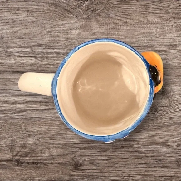 Vintage 1998 Looney Tunes Daffy Duck Sculpted Mug | Gibson 3D 16oz - Picture 6 of 11